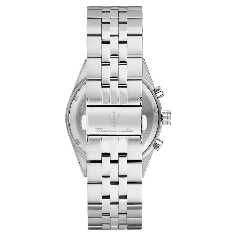 Orologio Maserati Competizione Multifunzione 41 Mm Acciaio Braccialato Nero