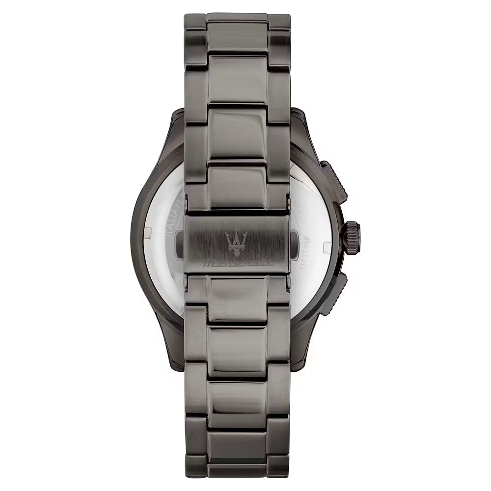 Orologio Maserati Dark Edition Sorpasso Chrono 42 Mm Pvd Grigio Braccialato