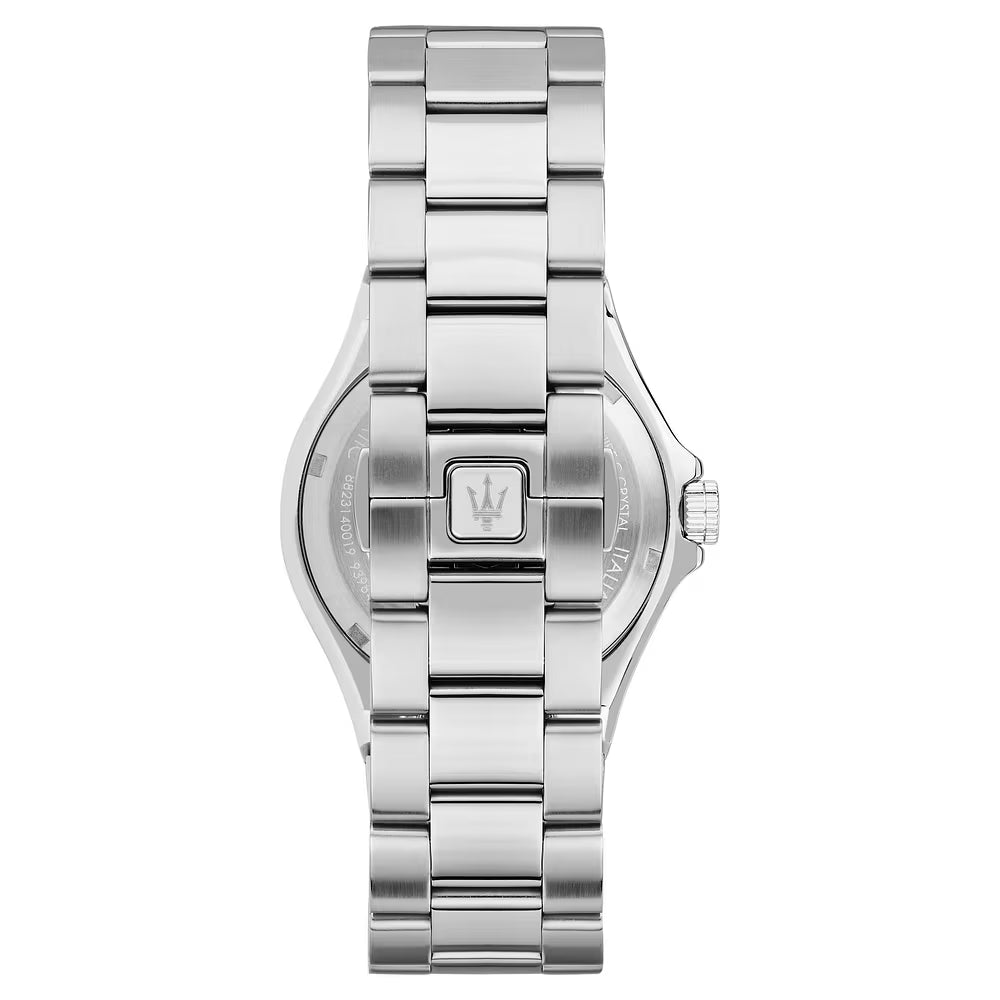 Orologio Maserati Sfida Automatico 41 Mm Acciaio Braccialato Quadrante Scheletrato/Blu