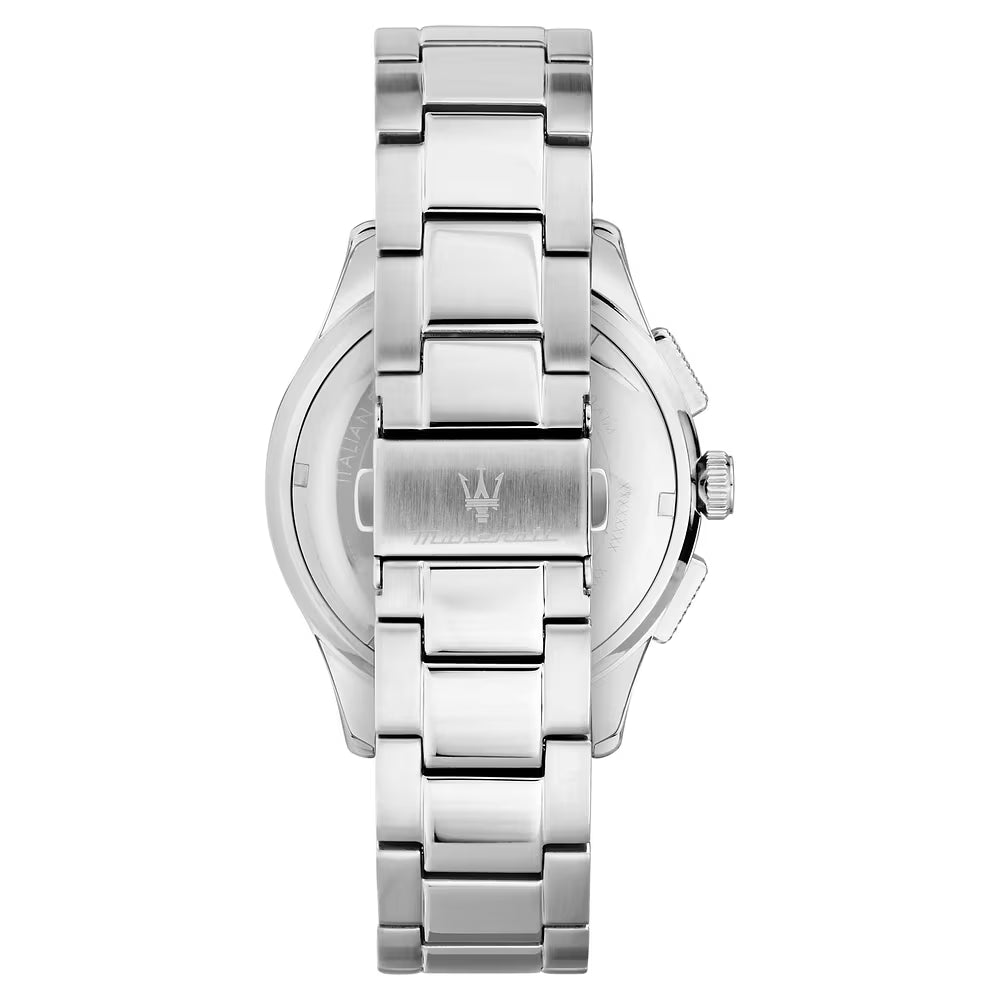 Orologio Maserati Sorpasso 42 mm Chrono Acciaio Braccialato Quadrante Grigio