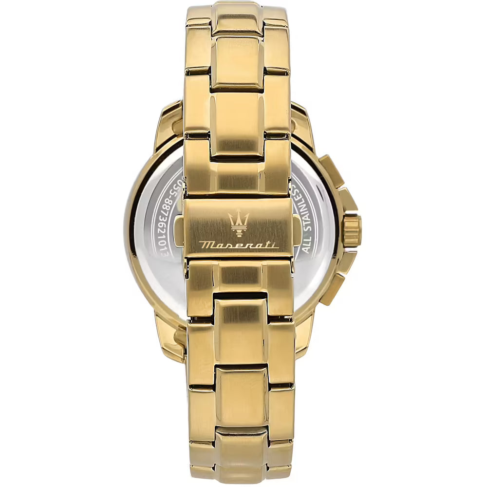 Orologio Maserati Successo Chrono 44 Mm Pvd Oro Braccialato