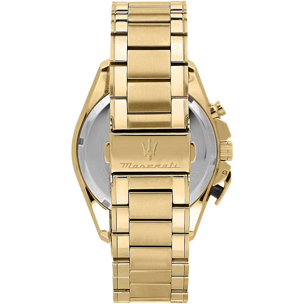 Orologio Maserati Traguardo Chrono 45 Mm Pvd Oro Braccialato