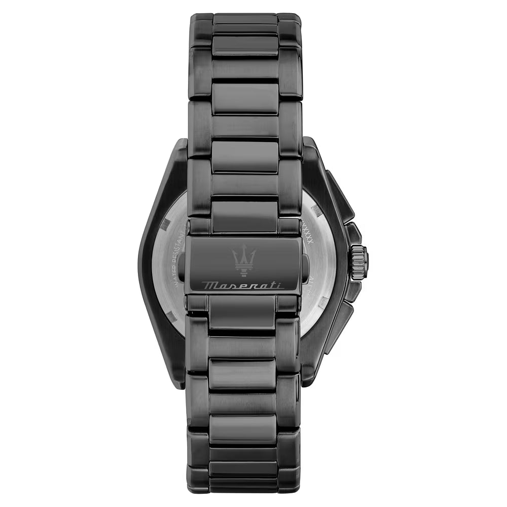 Orologio Maserati Velocità 43 mm Chrono Acciaio Pvd Dark Gun Braccialato