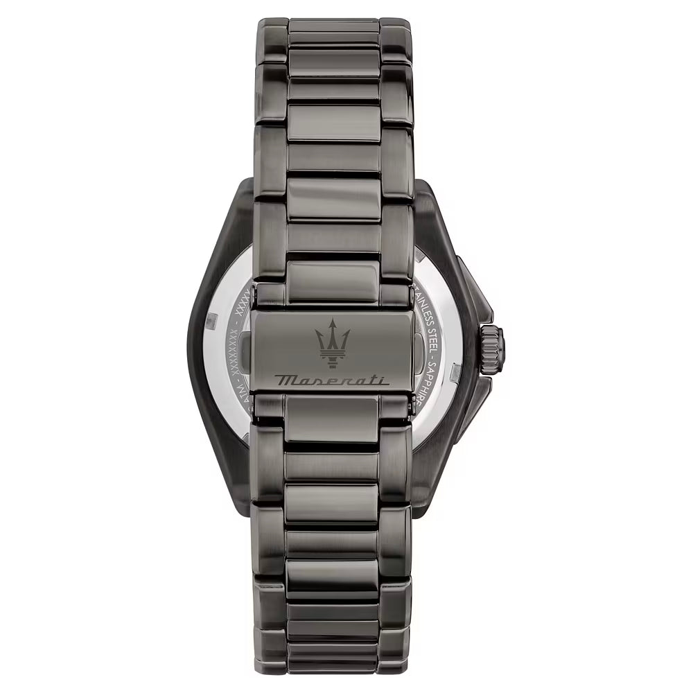 Orologio Maserati Velocità Slim 40 mm Acciaio Pvd Dark Gun Braccialato Quadrante Pvd Oro Rosa