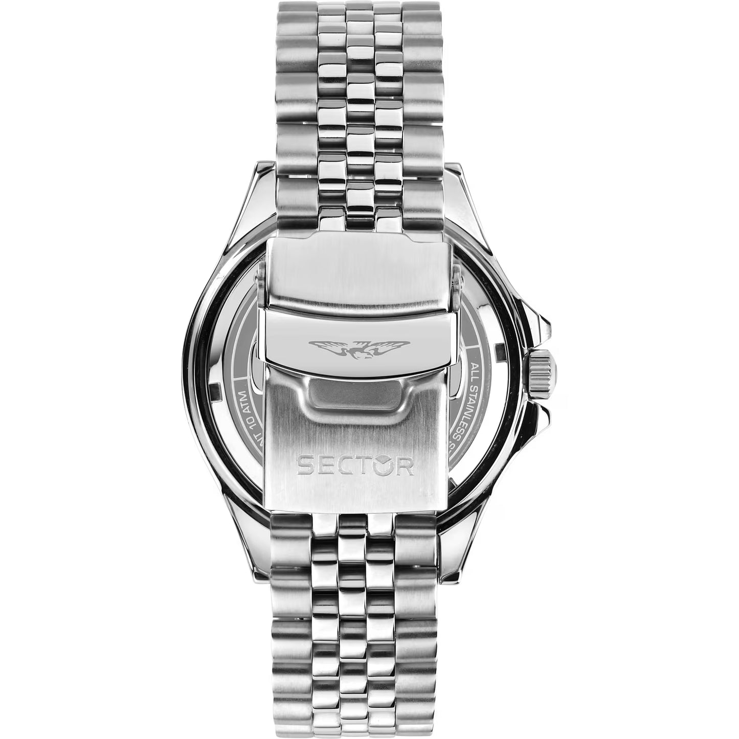 Orologio Sector 230 Automatico 43 Mm Acciaio Braccialato Quadrante Scheletrato Blu