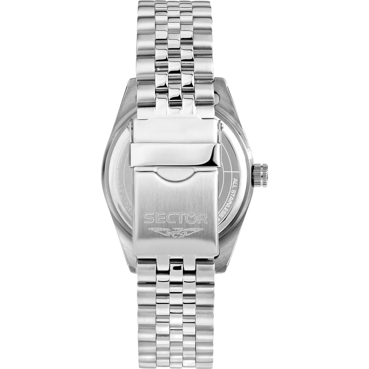 Orologio Sector 240 41 Mm Acciaio Braccialato Nero