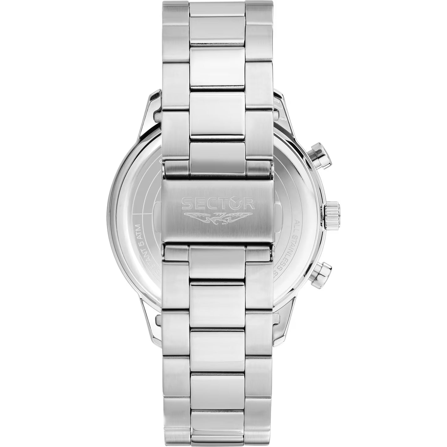 Orologio Sector 270 45 Mm Chrono Acciaio Braccialato Quadrante Bianco/Silver