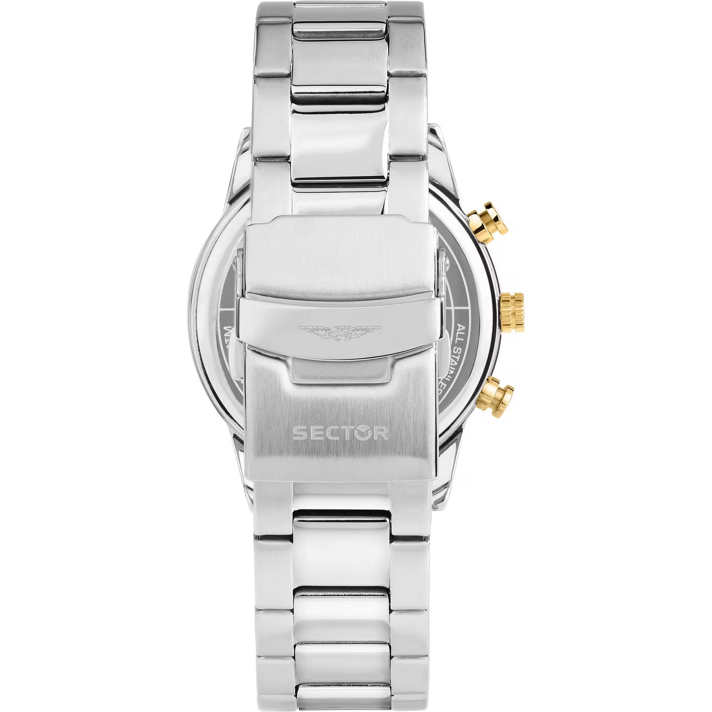 Orologio Sector 660 Chrono 42 Mm Acciaio Braccialato Nero