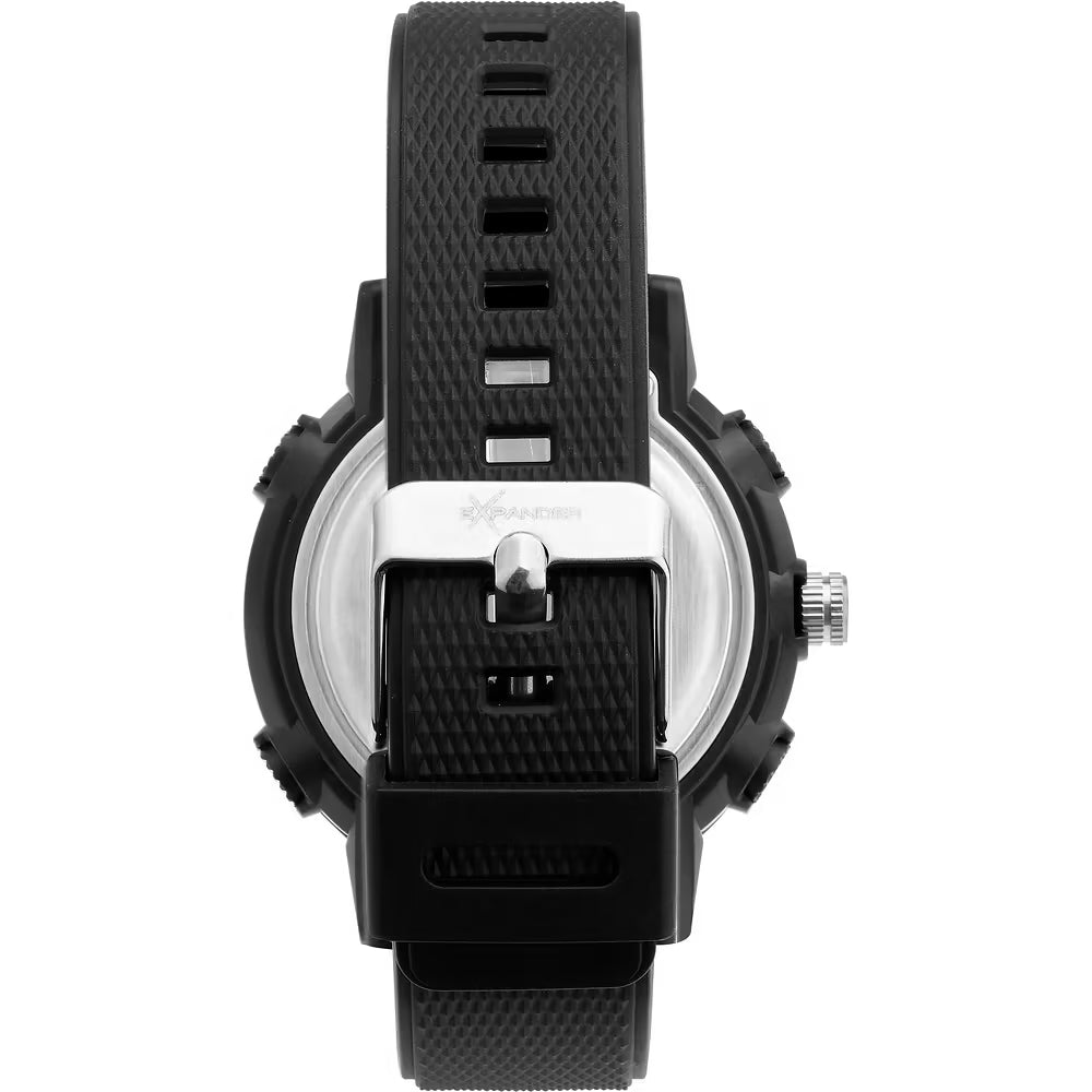 Orologio Sector Ex-45 Analogico Digitale 43 mm Policarbonato Gomma Nera