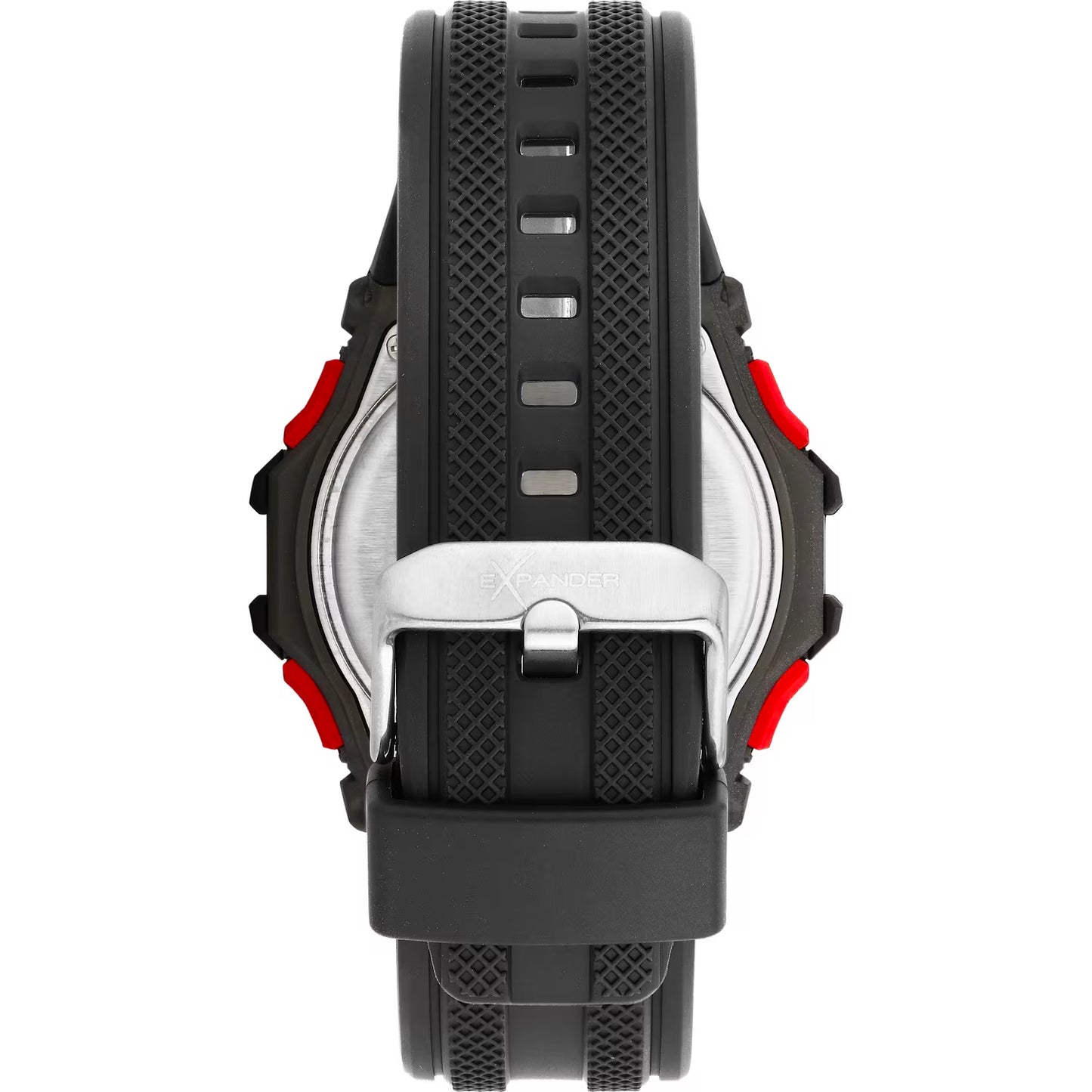 Orologio Sector Ex-51 Digitale 49 Mm Policarbonato Grigio Cinturino Gomma Nero