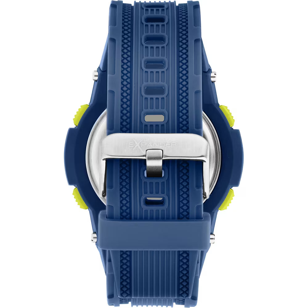 Orologio Sector Ex-54 Digitale 51 Mm Policarbonato e Silicone Blu/Verde Fluo