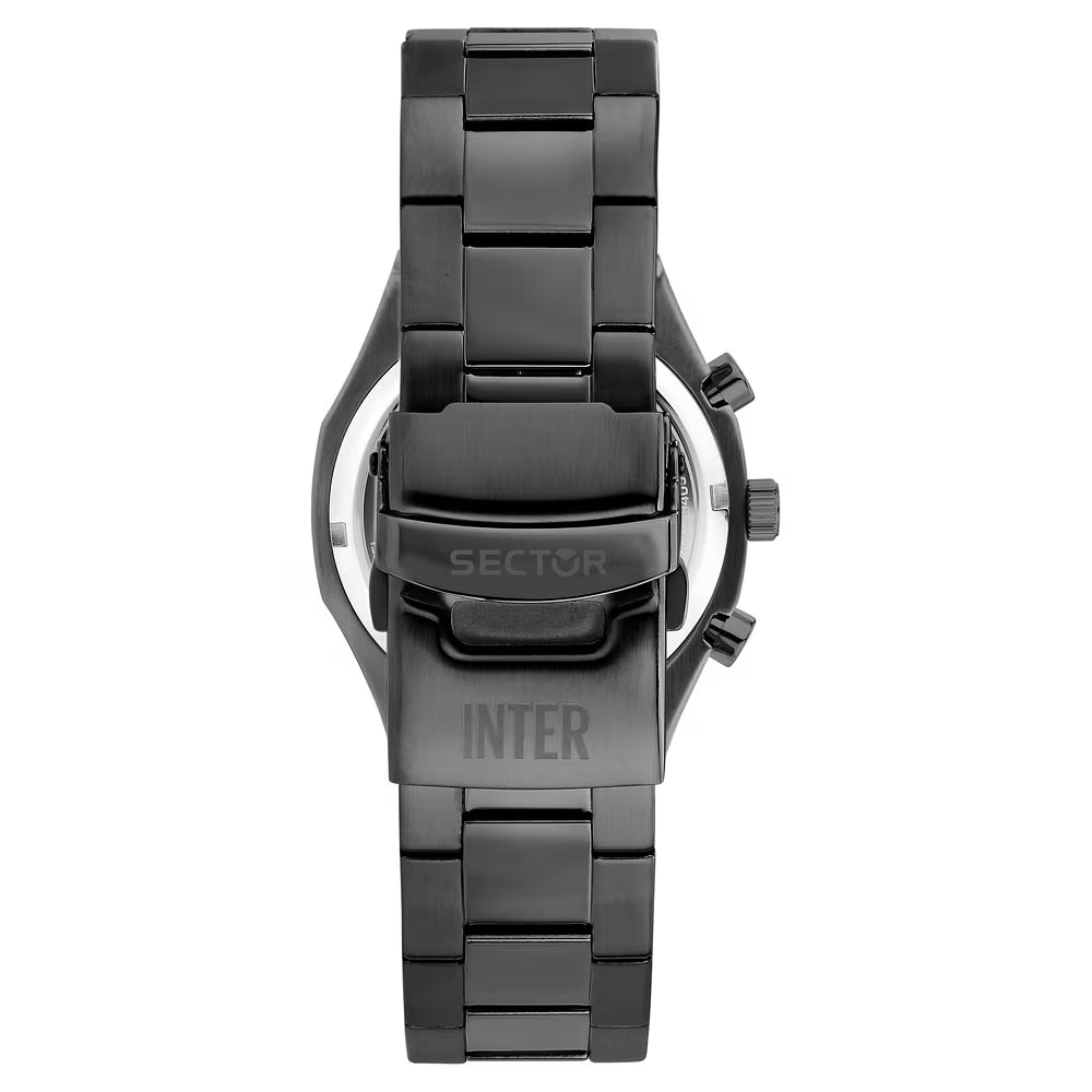 Orologio Sector Otto150 Chrono 42 Mm Pvd Nero Braccialato Quadrante Grigio