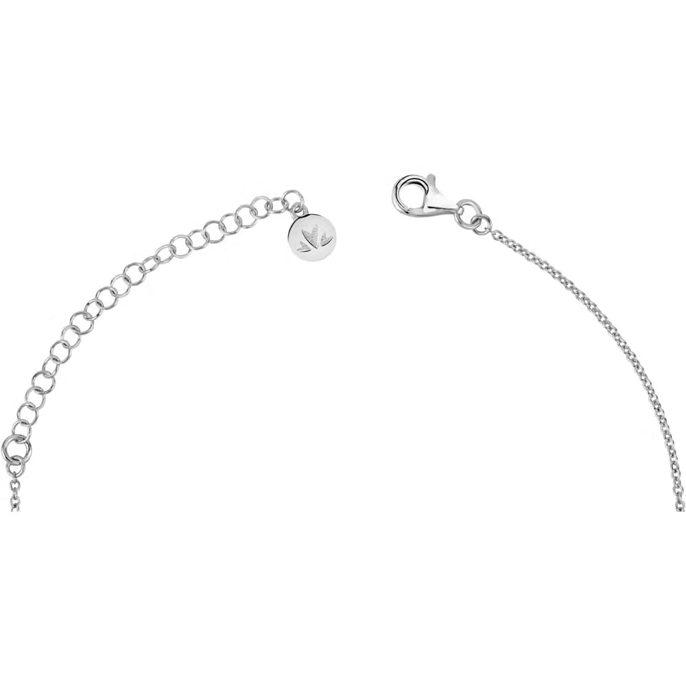 Collana Morellato Tesori Argento Pendente Cristallo Contornato