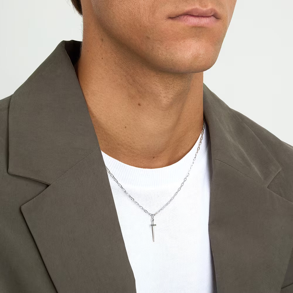 Collana Uomo Sector Basic Acciaio Pendente Spada