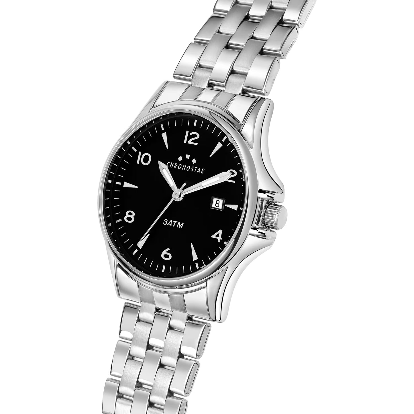 Orologio Chronostar Vintage Braccialato Nero