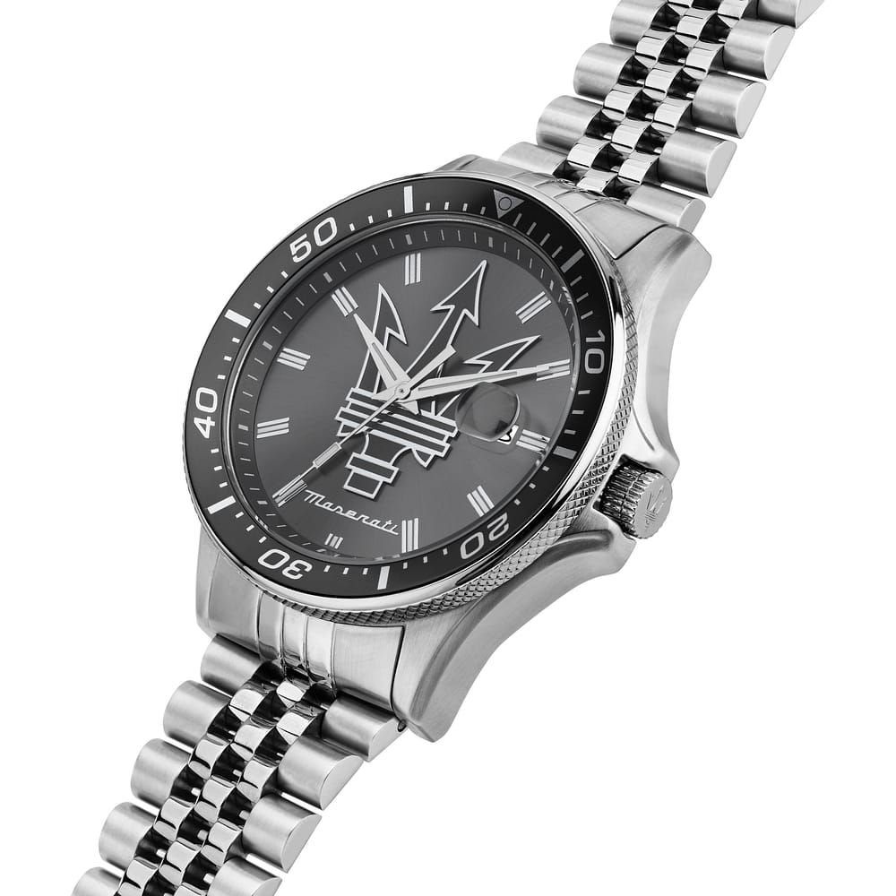 Orologio Maserati Sfida 44 mm Acciaio Pvd Dark Gun Braccialato