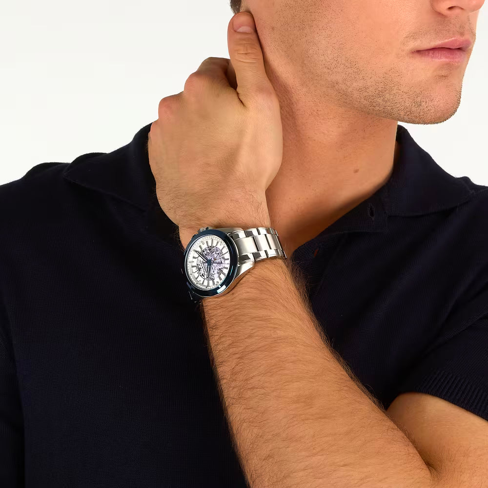 Orologio Maserati Traguardo 43 Mm Automatico Acciaio Braccialato