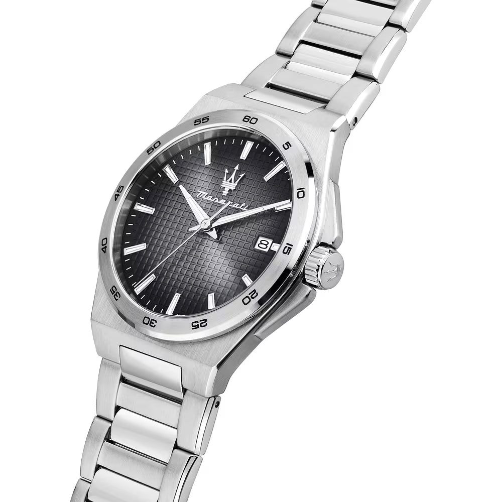 Orologio Maserati Velocità Slim 40 Mm Acciaio Braccialato Sfumato Grigio/Nero