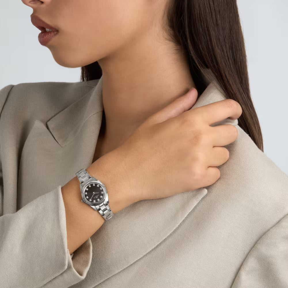 Orologio Morellato Magia Lady 24 Mm Acciaio Braccialato Nero