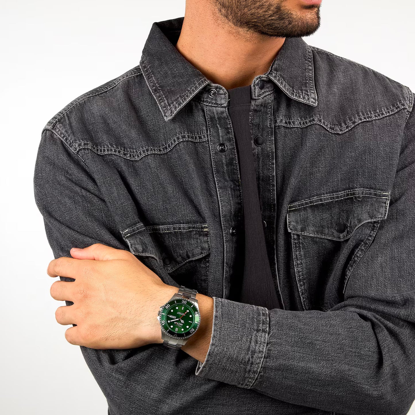 Orologio Sector 230 Automatico 43 mm Acciaio Braccialato Verde