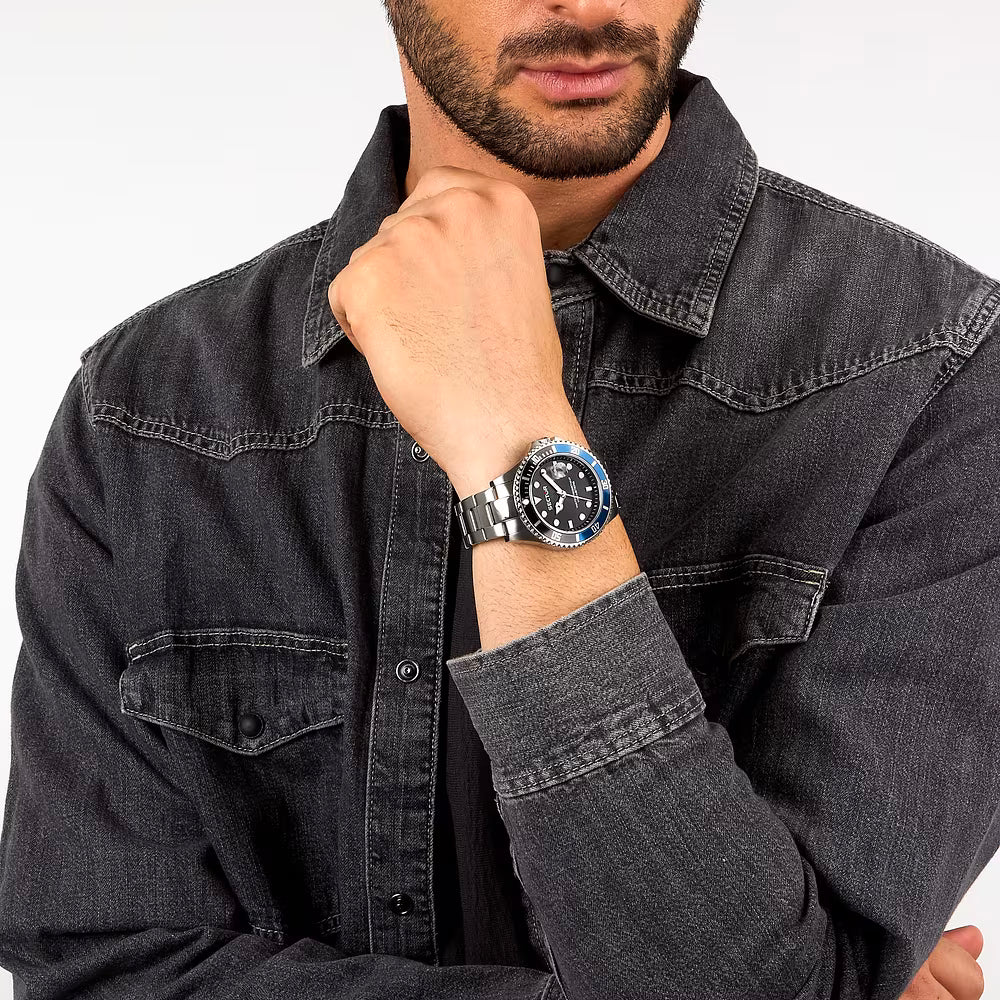 Orologio Sector 230 43 mm Acciaio Braccialato Nero
