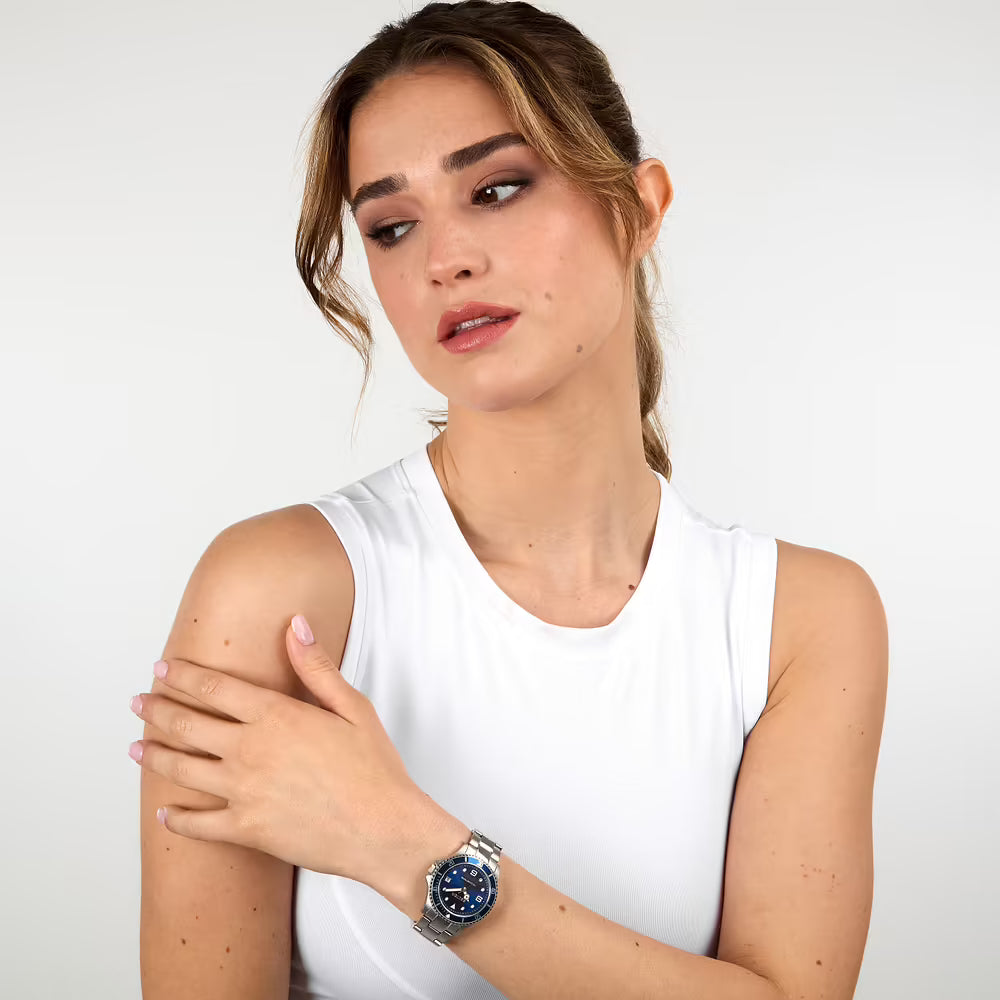 Orologio Donna Sector 230 35 mm Acciaio Braccialato Blu