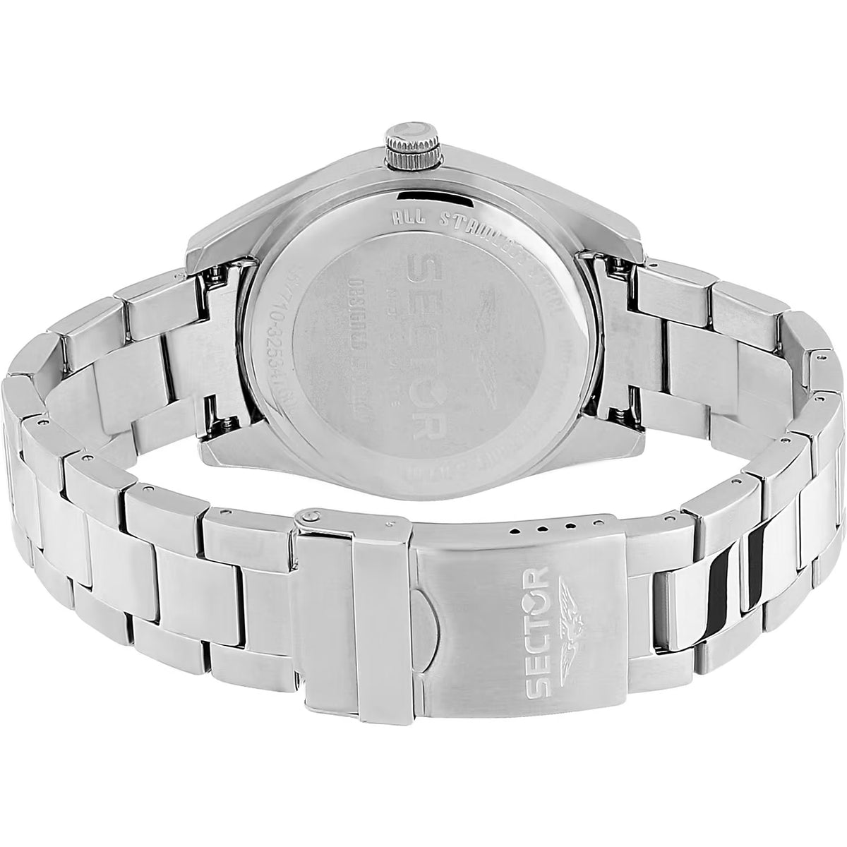 Orologio Sector 240 41 Mm Acciaio Braccialato Nero/Blu