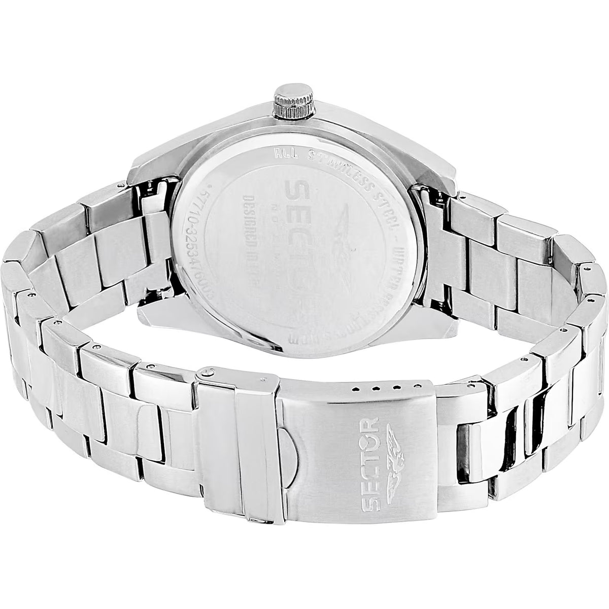 Orologio Sector 240 41 Mm Acciaio Braccialato Silver