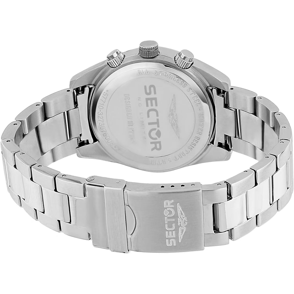 Orologio Sector 240 Chrono 41 Mm Acciaio Braccialato Blu