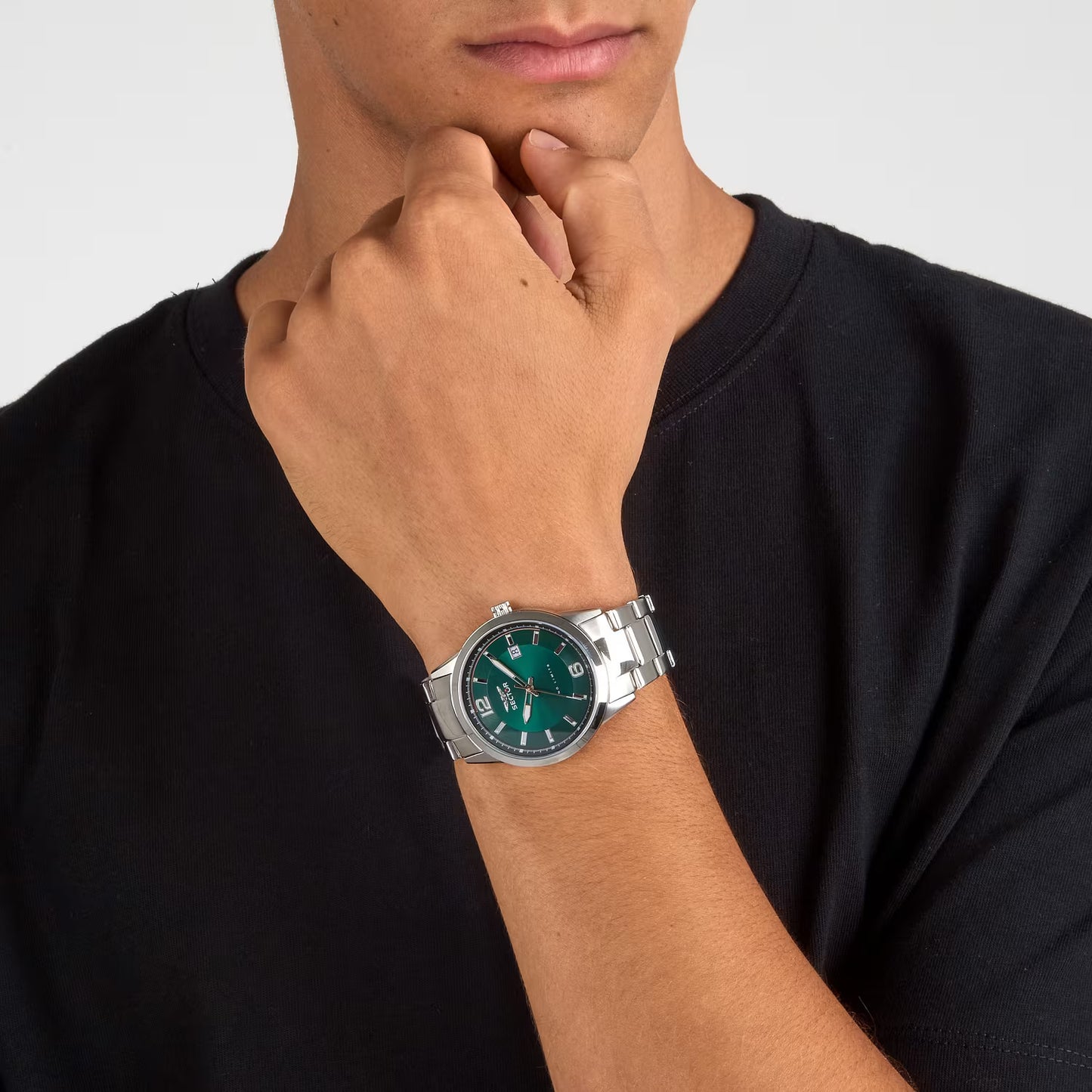 Orologio Sector 660 41 Mm Acciaio Braccialato Verde