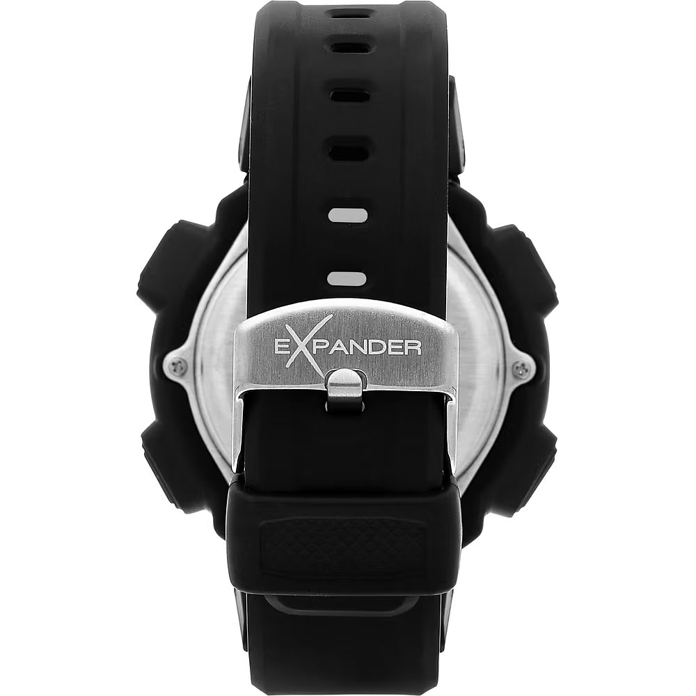 Orologio Sector Expander Street 51 mm Rotondo Digitale Gomma Nera
