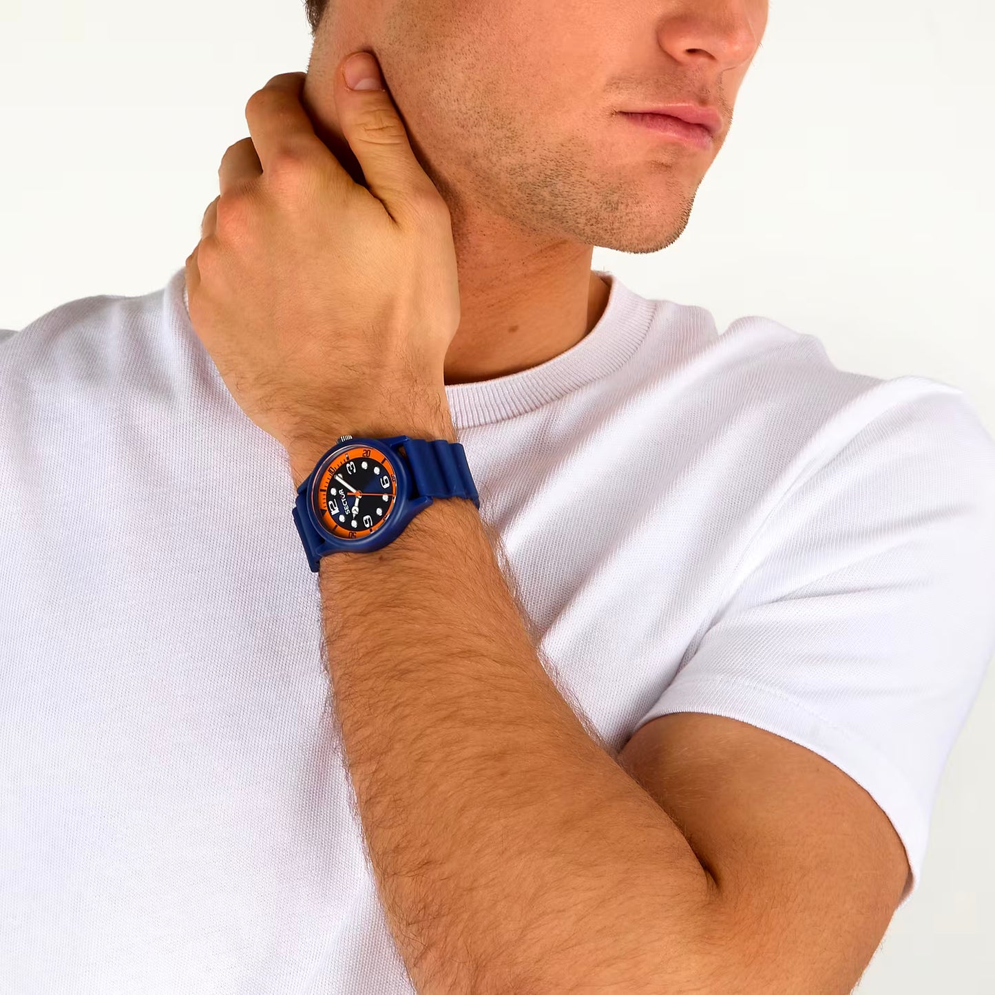 Orologio Sector H2O 41 Mm Policarbonato Cinturino Gomma Blu