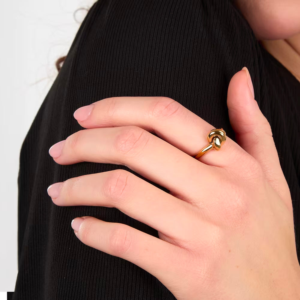 Anello Morellato Legame Pvd Oro Con Nodo - Misura 16