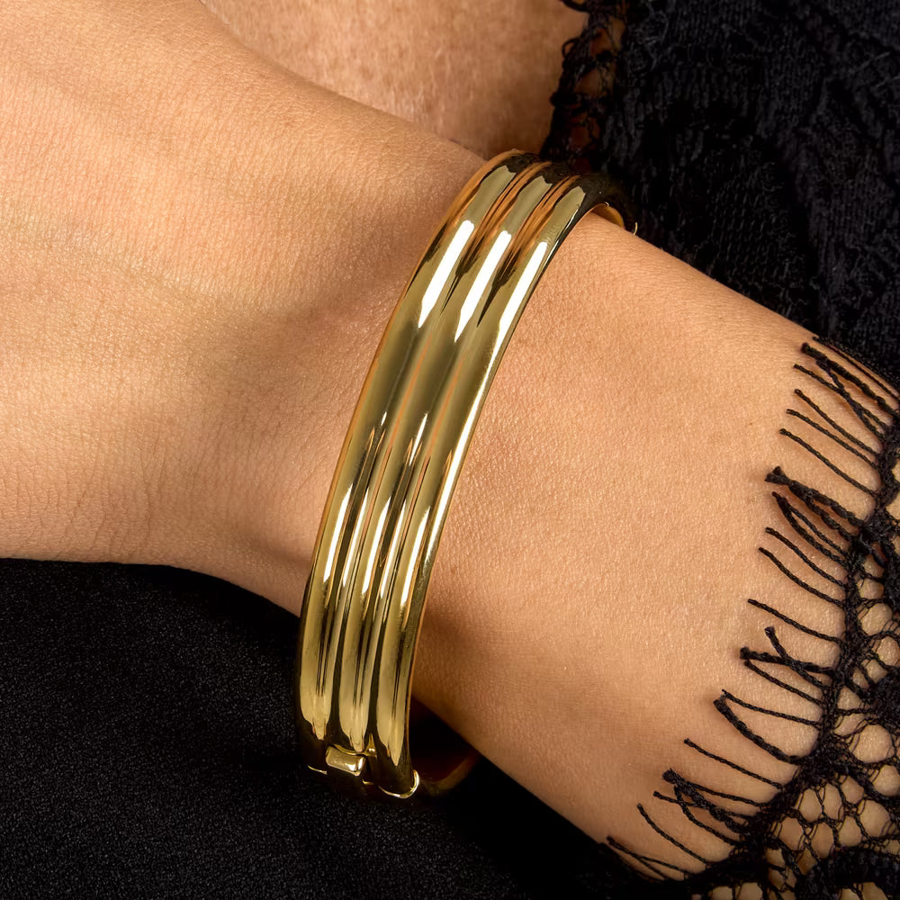Bracciale Rigido Morellato Vintage Pvd Oro a Tre Righe