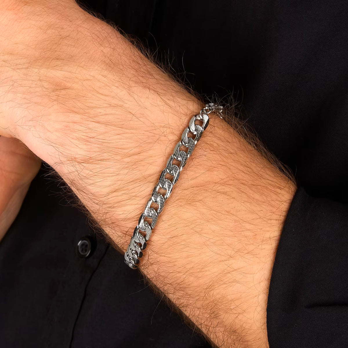Bracciale Uomo Sector Basic Acciaio Catena