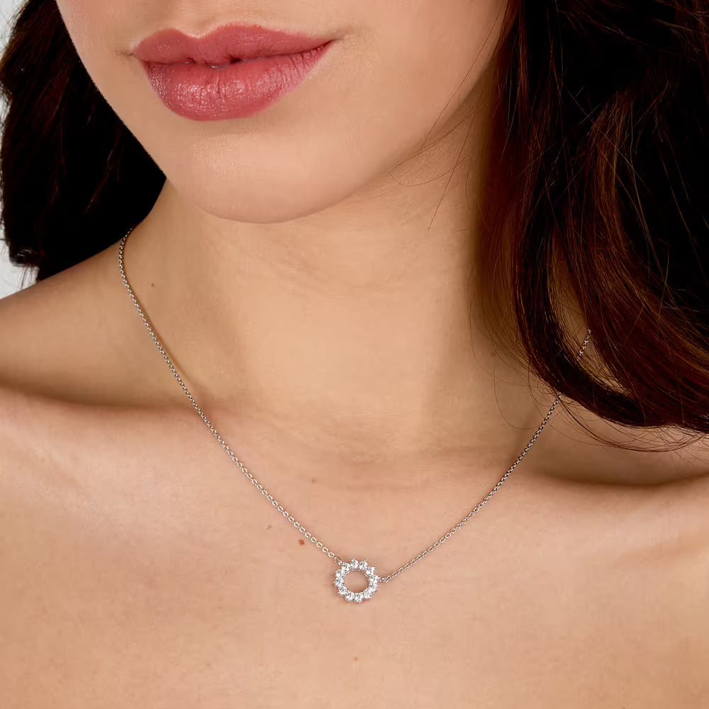 Collana Morellato Tesori Argento Con Zirconi