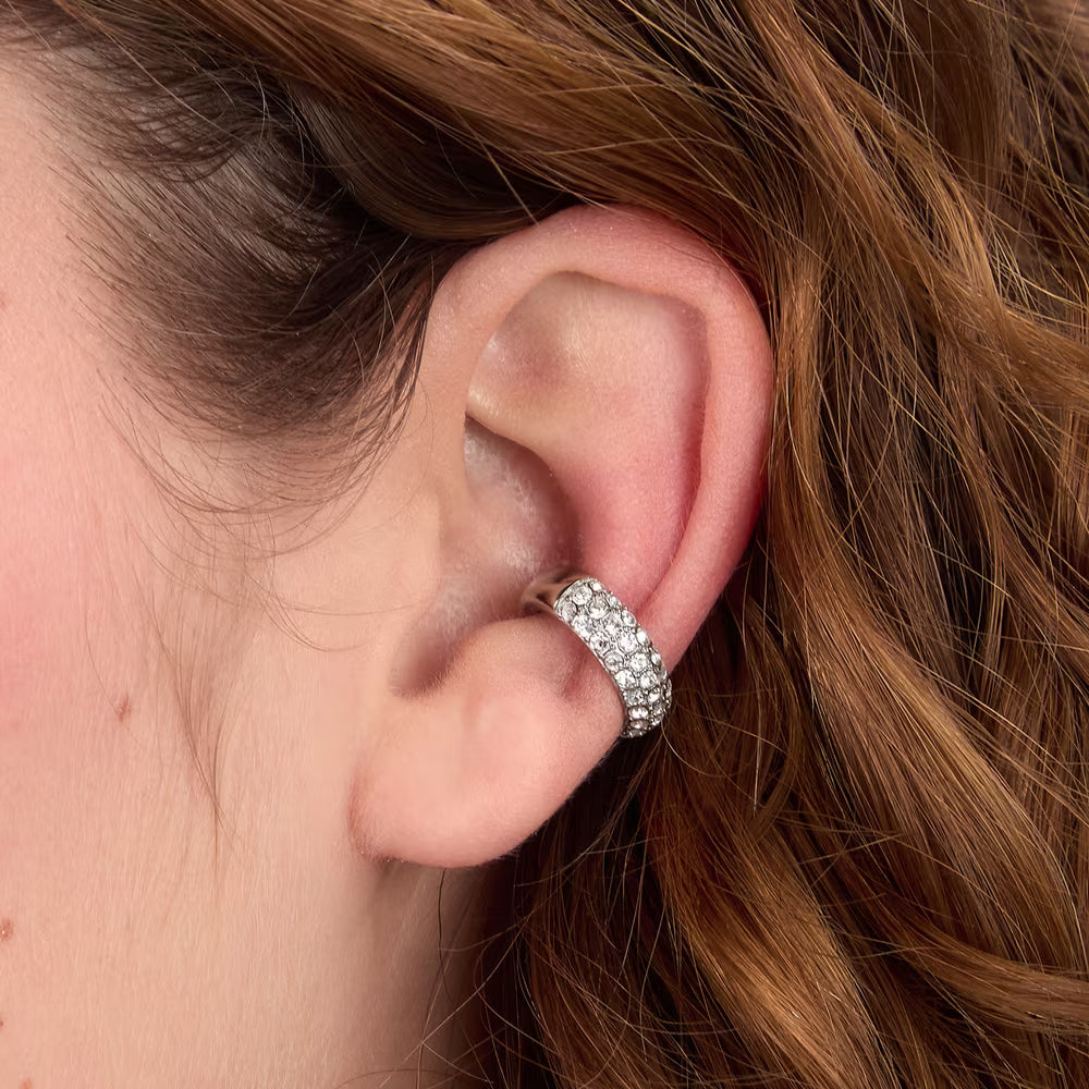 Orecchini Earcuff Morellato Acciaio Con Cristalli