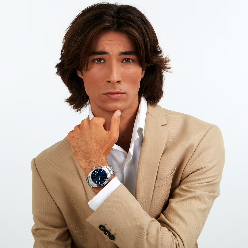 Orologio Maserati Attrazione 43 Mm Acciaio Braccialato Blu