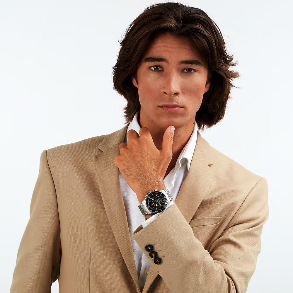 Orologio Maserati Competizione Chrono 43 Mm Acciaio Braccialato