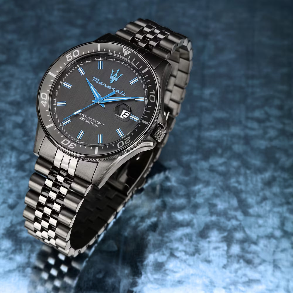 Orologio Maserati Dark Edition Sfida 44 Mm Pvd Grigio Braccialato