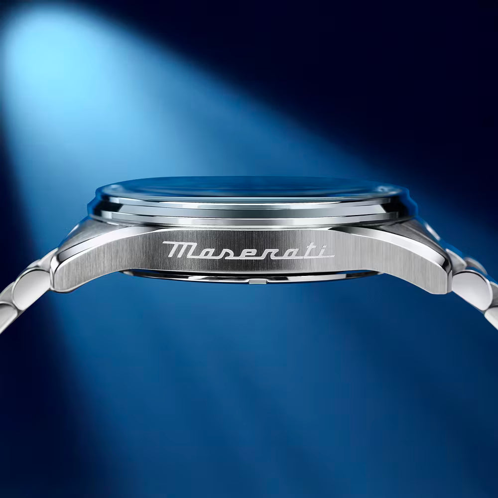 Orologio Maserati Sorpasso 42 Mm Acciaio Braccialato Blu