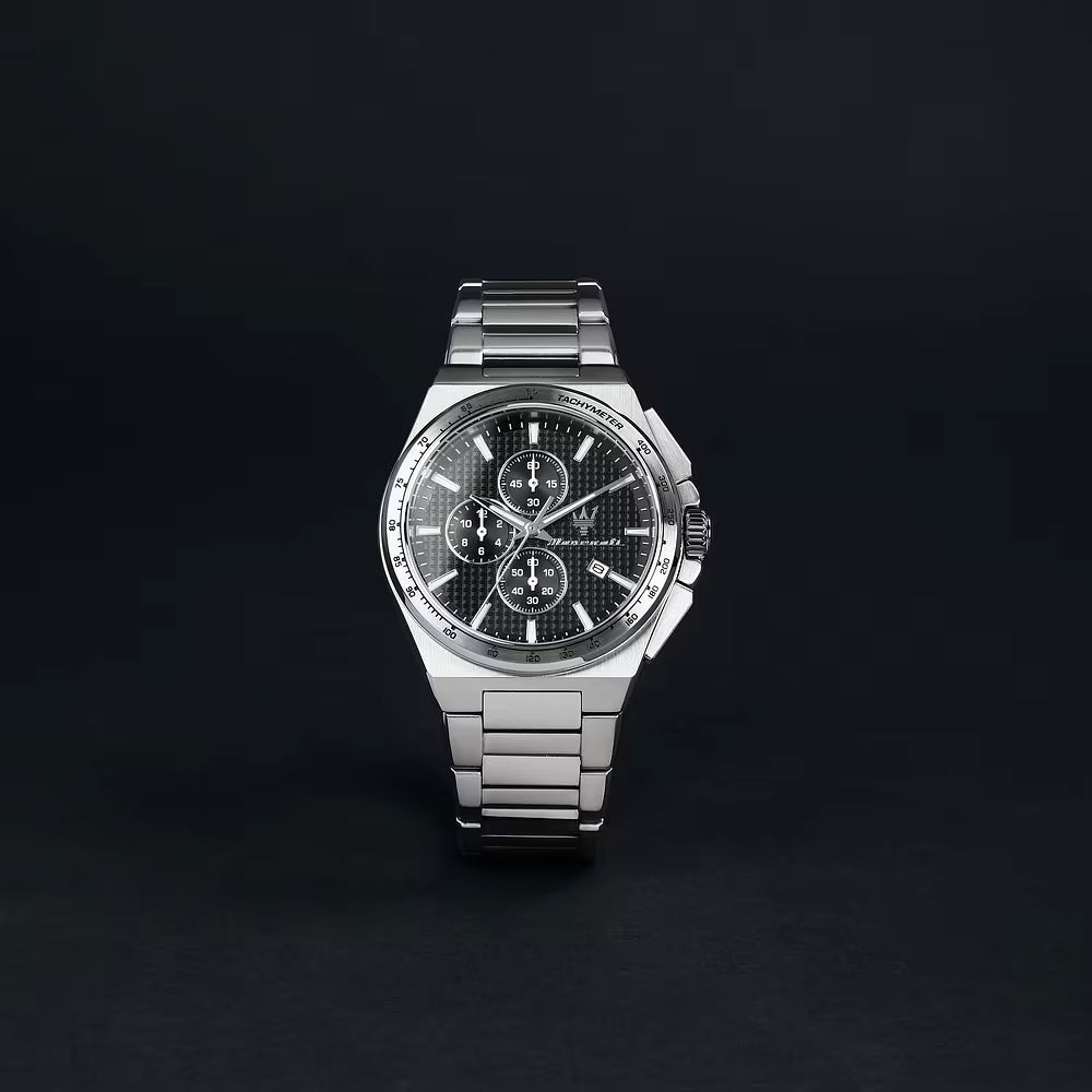 Orologio Maserati Velocità Chrono 41 Mm Acciaio Braccialato
