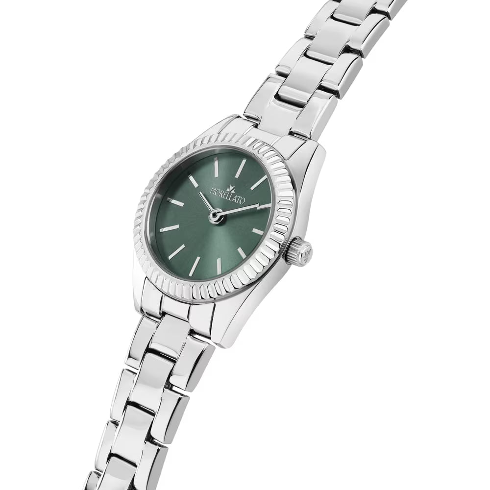 Orologio Morellato Magia Lady 24 Mm Acciaio Braccialato Verde