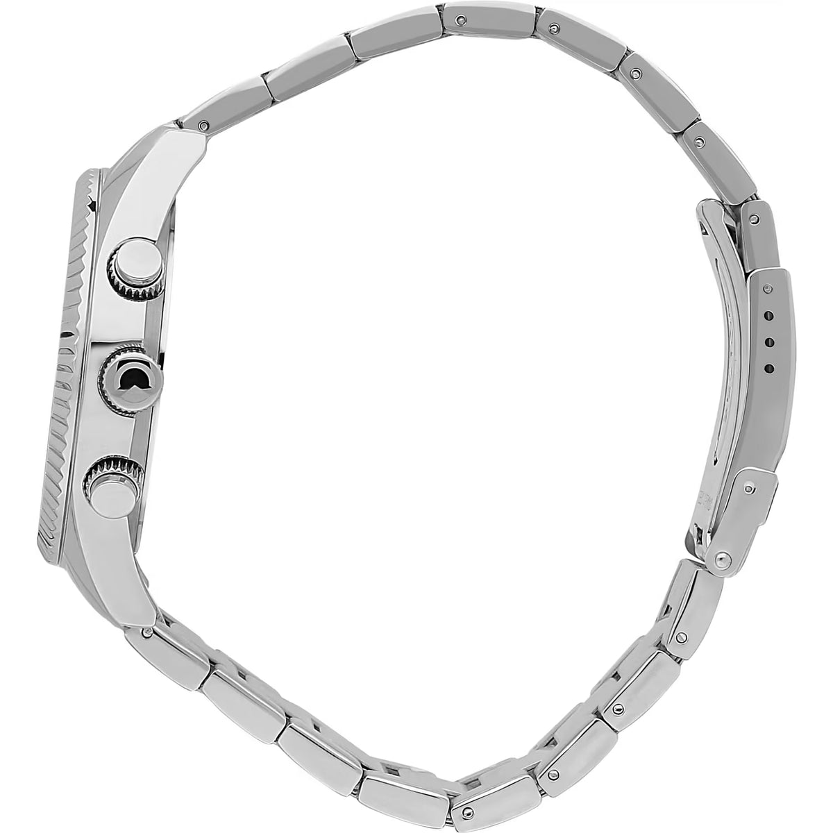 Orologio Sector 240 Chrono 41 Mm Acciaio Braccialato Nero