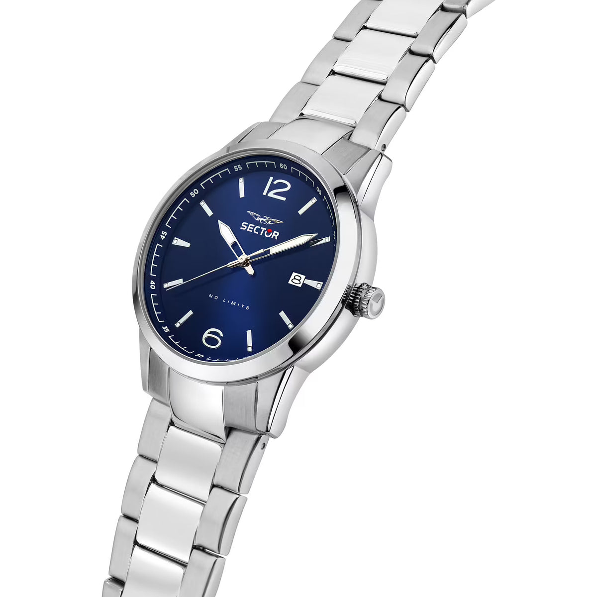 Orologio Sector 660 41 Mm Acciaio Braccialato Blu