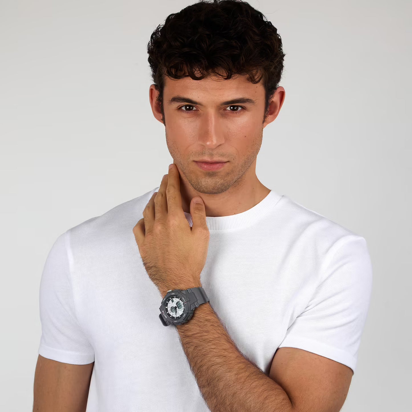 Orologio Sector Ex-09 50 mm Policarbonato Grigio