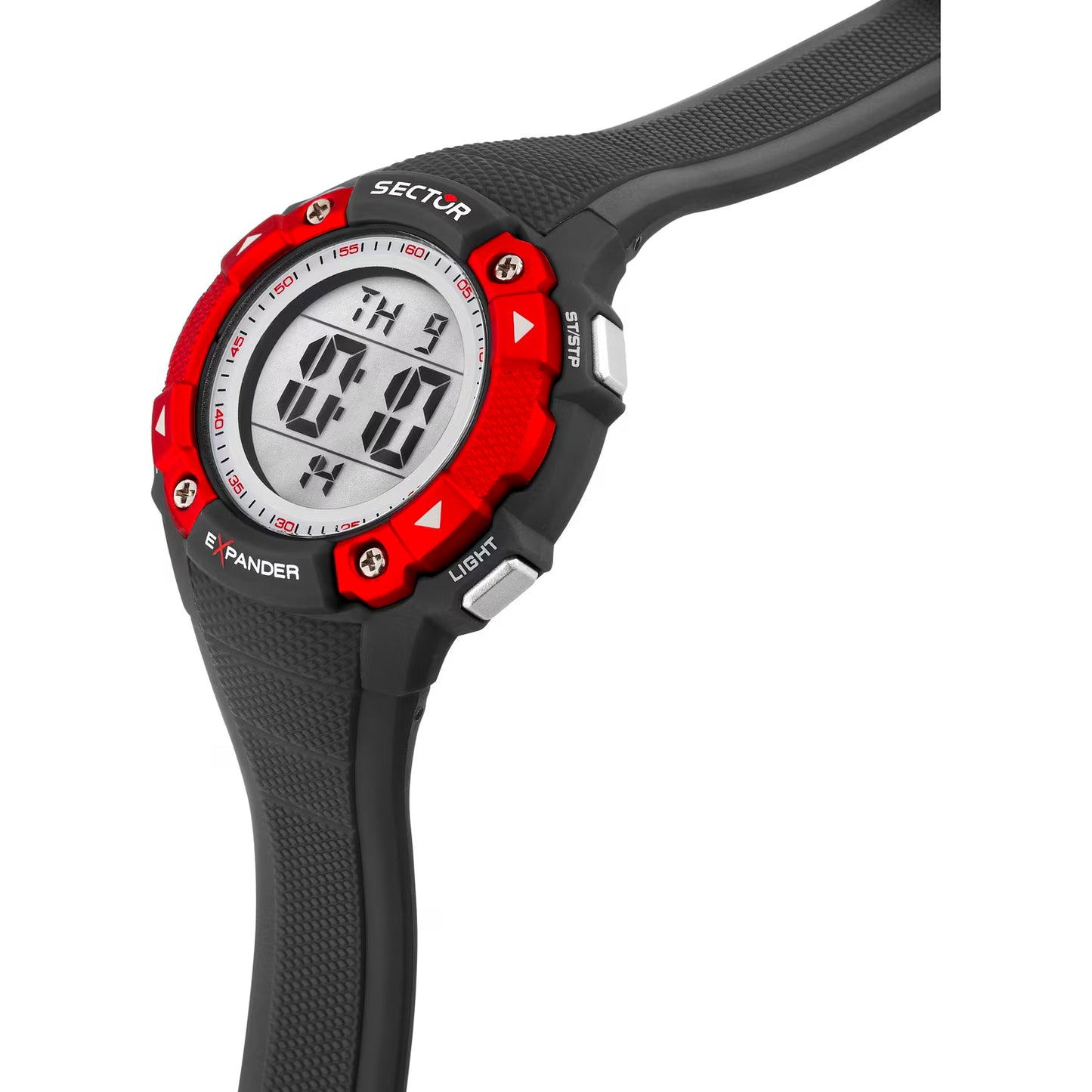 Orologio Sector Ex-49 Digitale 37 Mm Policarbonato Nero Cinturino Gomma