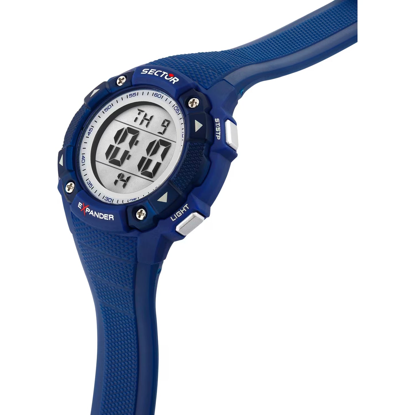 Orologio Sector Ex-49 Digitale 37 Mm Policarbonato Blu Cinturino Gomma