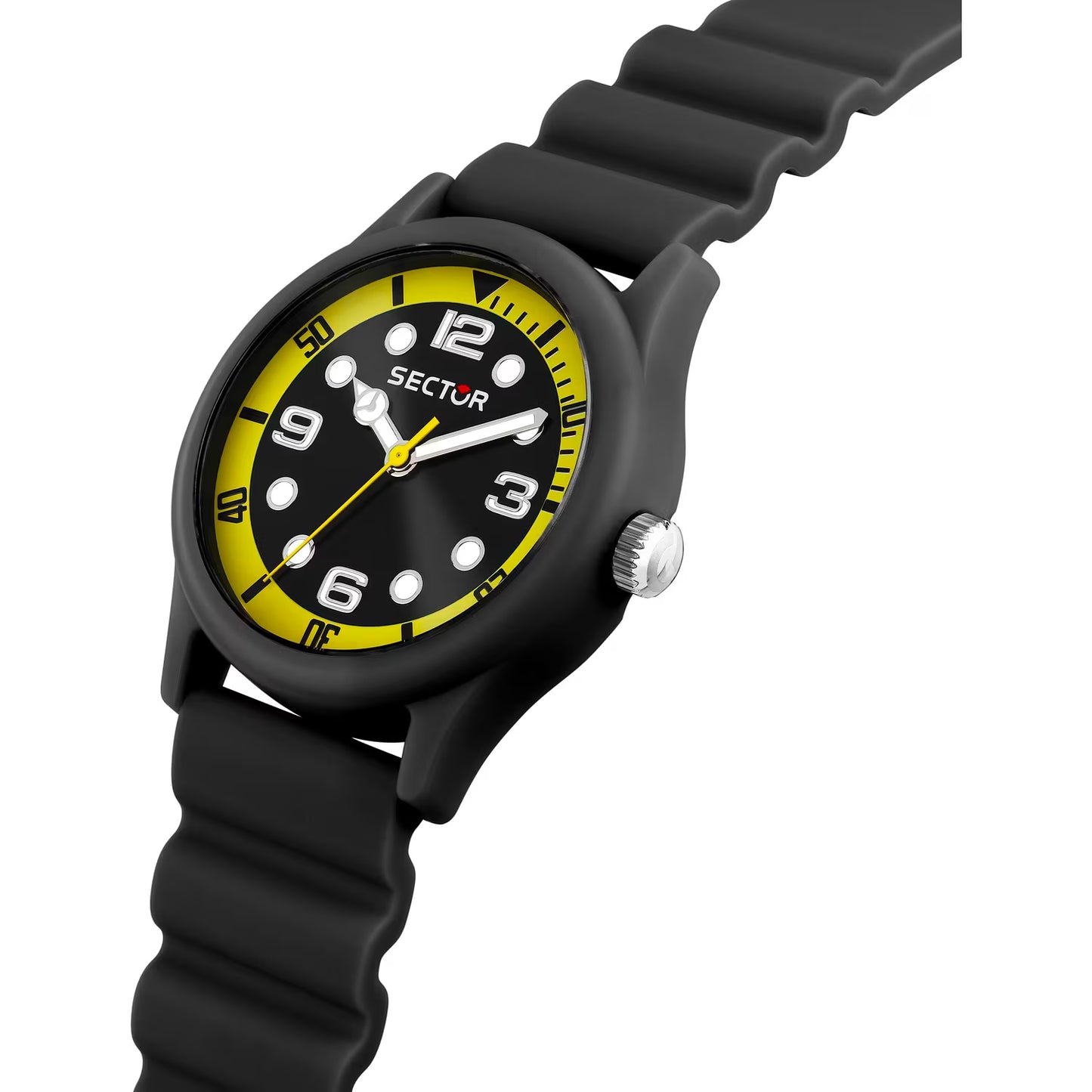 Orologio Sector H2O 41 Mm Policarbonato Cinturino Gomma Nero