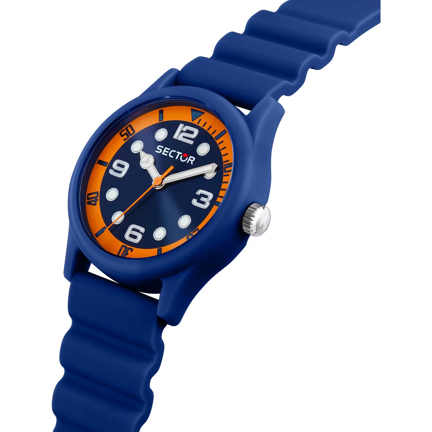 Orologio Sector H2O 41 Mm Policarbonato Cinturino Gomma Blu